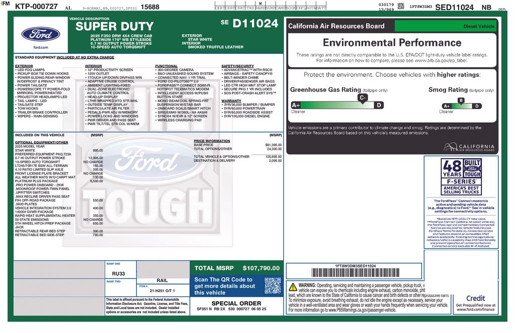 ford f-350 super duty 2025 1FT8W3DM3SED11024 image ford f-350 super duty 2025 1FT8W3DM3SED11024 image